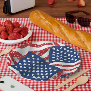Old Glory All American - Amerikaanse vlag Papieren Bordje