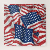Old Glory American Flag Jigsaw Puzzle (Vertical)