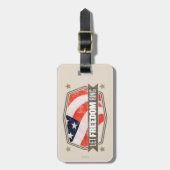 Old Glory Bagagelabel (Voorkant verticaal)