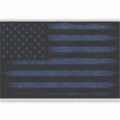 Old Glory Blauw Sticker (Voorkant)