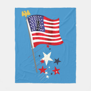 Old Glory Fleece Blanket