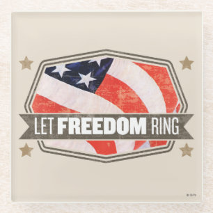 Old Glory Glazen Onderzetter