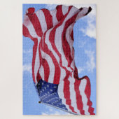 Old Glory in de Breeze - 20x30 - 1014 pcs. Legpuzzel (Verticaal)