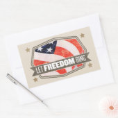 Old Glory Rechthoekige Sticker (Envelop)