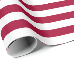 Old Glory Rode Streep (middelgroot 1”) Cadeaupapier