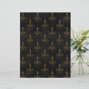 Old Gold Emerald Français scrapbook Papier