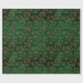 Old Gold Emerald French  Cadeaupapier (Vlak)
