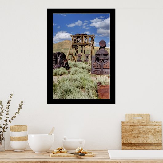 Old Gold Mine Poster (Keuken)
