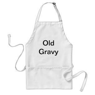 Old Gravy Barbeque Apron Standaard Schort