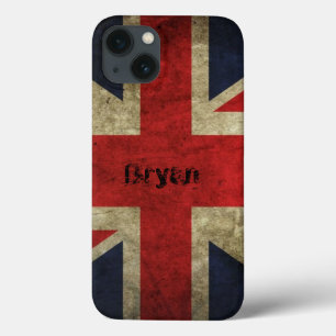 Old Grunge British Flag iPhone 13 Hoesje