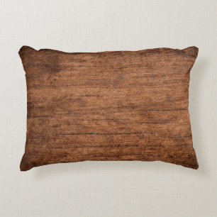 Old grunge dark textured wooden background, The su Accent Kussen