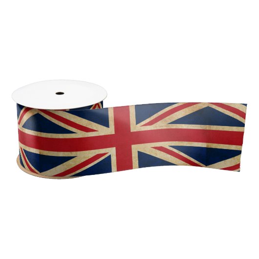 Old  Grunge United Kingdom Flag Union Jack Lint (Spoel)