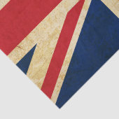 Old Grunge United Kingdom Flag Union Jack Tissuepapier (Detail)