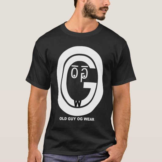Old Guy OG Draag Blk T-shirt (Voorkant)