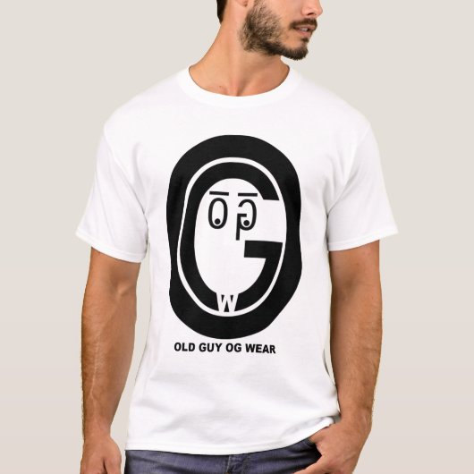Old Guy OG Draag Wht T-shirt (Voorkant)