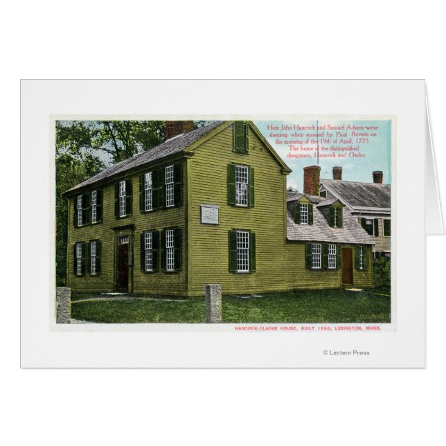 Old Hancock Clark House Uitzicht # 2 (Voorkant Horizontaal)
