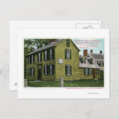 Old Hancock Clark House Uitzicht # 2 Briefkaart (Voorkant / Achterkant)