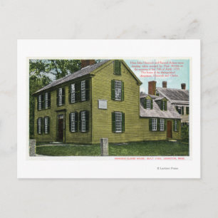 Old Hancock Clark House Uitzicht # 2 Briefkaart