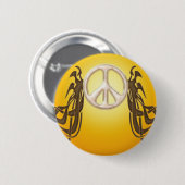 Old Hippie Peace Button (Voorkant /achterkant)