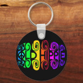 OLD HIPPIE-sleutelketen Sleutelhanger (Voorkant)