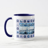 Old Holland Delftware Style Tile Mural Mok (Links)