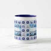 Old Holland Delftware Style Tile Mural Mok (Midden)
