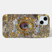 Old Hollywood Chic Elegant Monogram Case-Mate iPhone Case (Achterkant (horizontaal))
