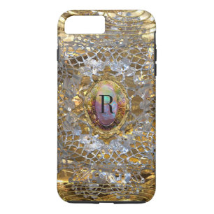 Old Hollywood  Chic Monogram Plus iPhone 8 Plus / 7 Plus Hoesje