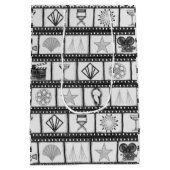 Old Hollywood Film Gift Bag Medium Cadeauzakje (Achterkant)