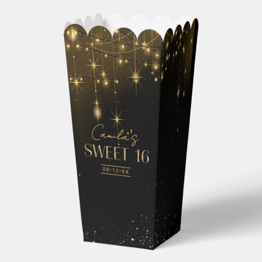 Old Hollywood Glam Sweet 16 ID1108 Bedankdoosjes (Voorkant)