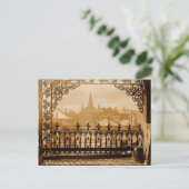 Old House Balkon New Orleans Briefkaart (Staand voorkant)