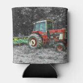 Old International Tractor Painterly Blikjeskoeler (Achterkant)