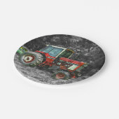 Old International Tractor Painterly Papieren Bordje (Gekanteld)