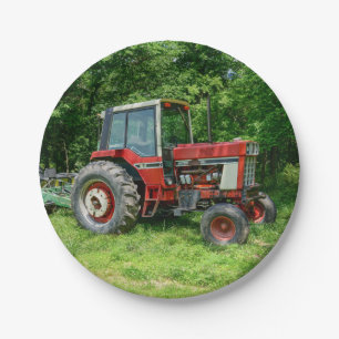 Old International Tractor Papieren Bordje