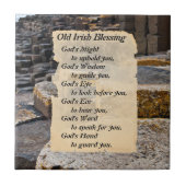 Old Irish Blessing Giants Causeway Ireland Tegel Tegeltje (Voorkant)