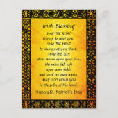 Old Irish Blessing, St. Patrick's Day Briefkaart (Voorkant)