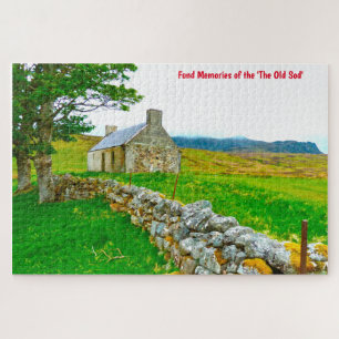 Old Irish Cottage Galway Ireland. Jigzaag Puzzle Legpuzzel