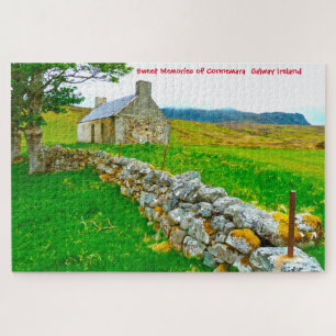 Old Irish Cottage Galway Ireland. Jigzaag Puzzle Legpuzzel