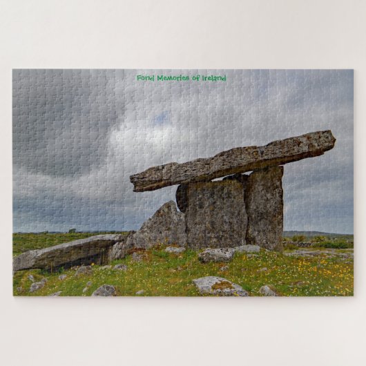 Old Irish Dolmen Jigzaag Puzzle Legpuzzel (Horizontaal)