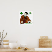 Old Irish Drinker poster (Keuken)