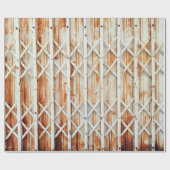 Old iron door panels are rusted. abstract, antiek. cadeaupapier (Vlak)