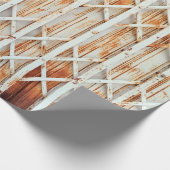 Old iron door panels are rusted. abstract, antiek. cadeaupapier (Hoek)