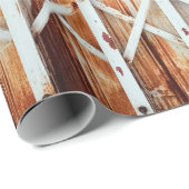 Old iron door panels are rusted. abstract, antiek. cadeaupapier (Rol Hoek)