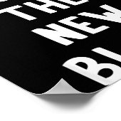 Old Is The New Black Young Age Funny Saying  Poster (Hoek)