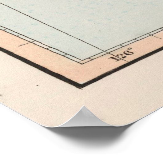 Old Japan Map (1850)  Nippon Atlas Poster (Hoek)