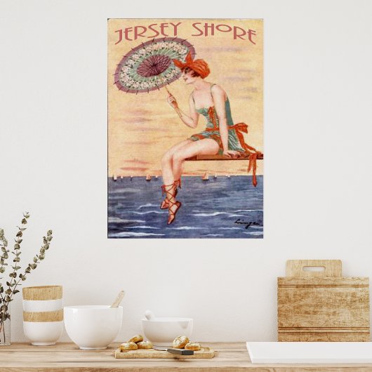 Old Jersey Shore Poster (Keuken)