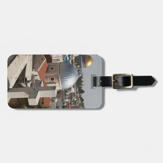 Old Jerusalem's Skyline Bagagelabel (Voorkant horizontaal)