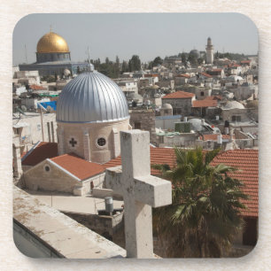 Old Jerusalem's Skyline Bier Onderzetter