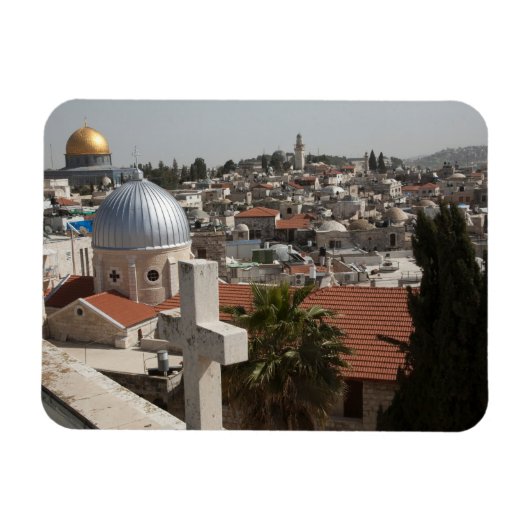 Old Jerusalem's Skyline Magneet (Horizontaal)