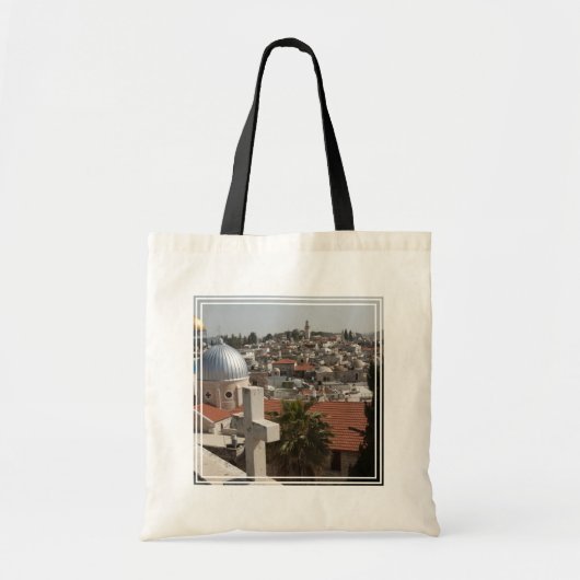Old Jerusalem's Skyline Tote Bag (Voorkant)